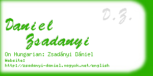 daniel zsadanyi business card